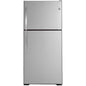 21.9 Cu. Ft. Top Freezer Refrirator in Finrprint Resistant Stainless Steel, Gara Ready