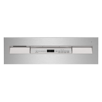24 In. Fingerprint Resistant Stainless Front Control Built-In Tall Tub Dishwasher with Dual Power Filtration, 50 Dba