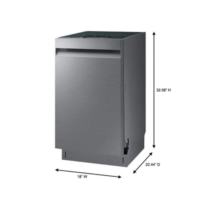 18 In. Top Control Dishwasher in Fingerprint Resistant Stainless Steel, Autorelease, 46 Dba