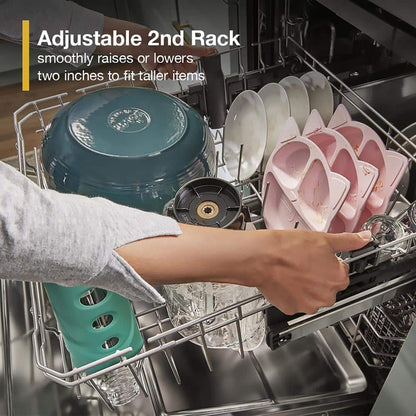 24 In. Built-In Tall Tub Dishwasher in Fingerprint Resistant Stainless Steel with Washing 3Rd Rack, 41 DBA