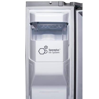27 Cu. Ft. Side by Side Smart Refrigerator W/ Instaview and Craft Ice in Printproof Stainless Steel