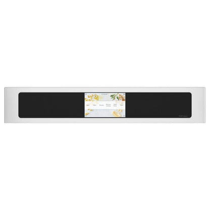 30 In. Smart Double Electric Smart Wall Oven with Convection Self-Cleaning in Matte White, Fingerprint Resistant