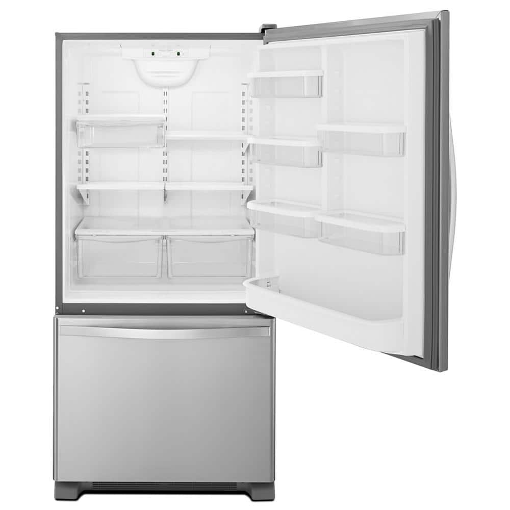18.7 Cu. Ft. Bottom Freezer Refrigerator in Monochromatic Stainless Steel