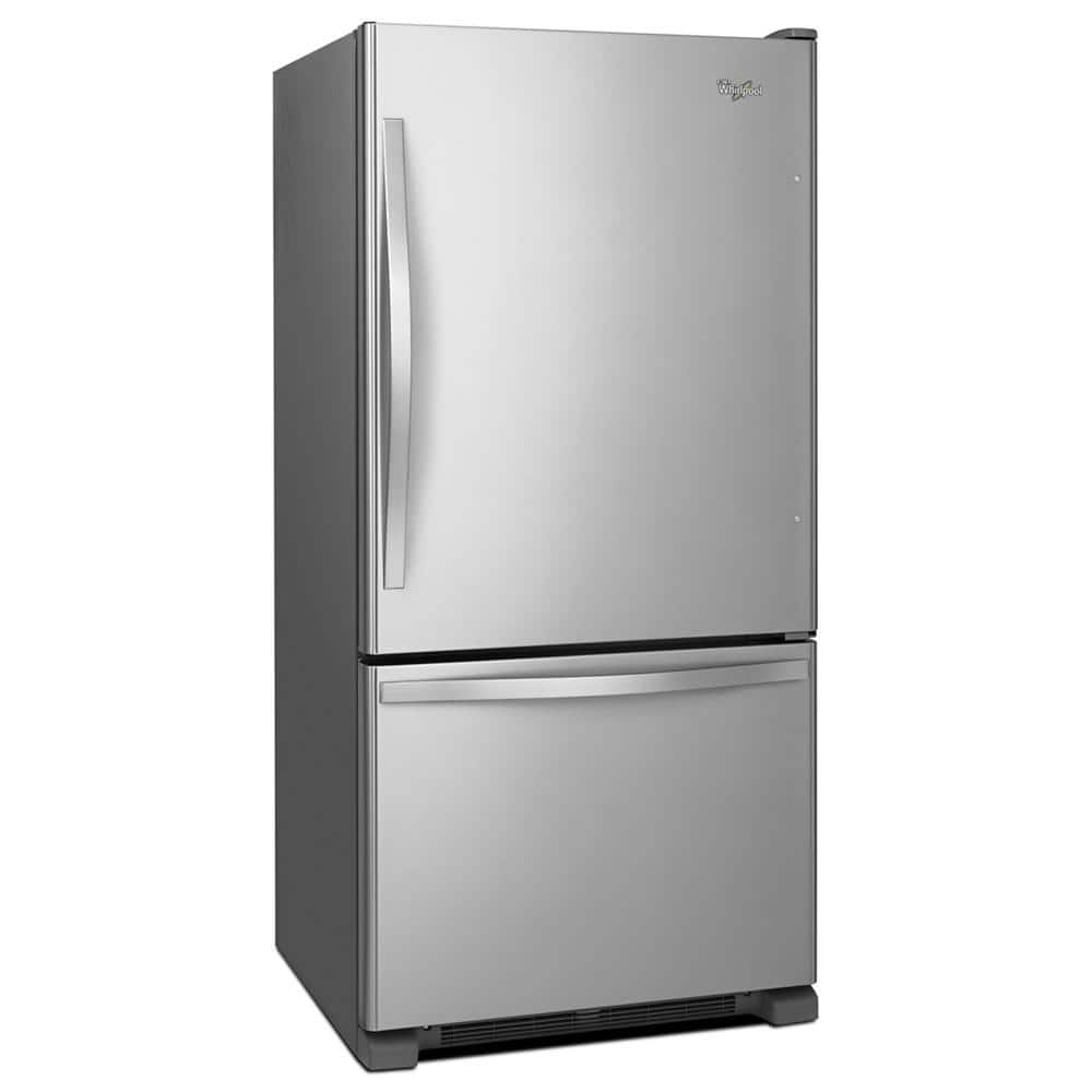 18.7 Cu. Ft. Bottom Freezer Refrigerator in Monochromatic Stainless Steel