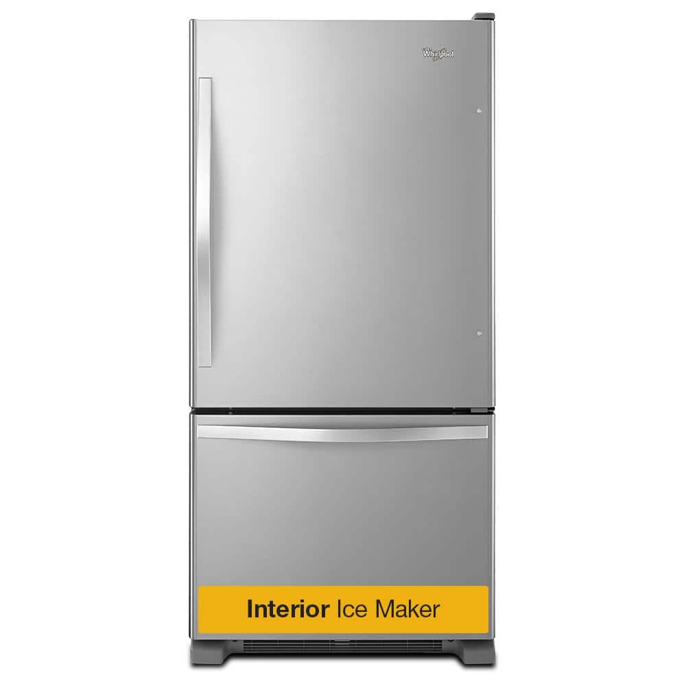 18.7 Cu. Ft. Bottom Freezer Refrigerator in Monochromatic Stainless Steel