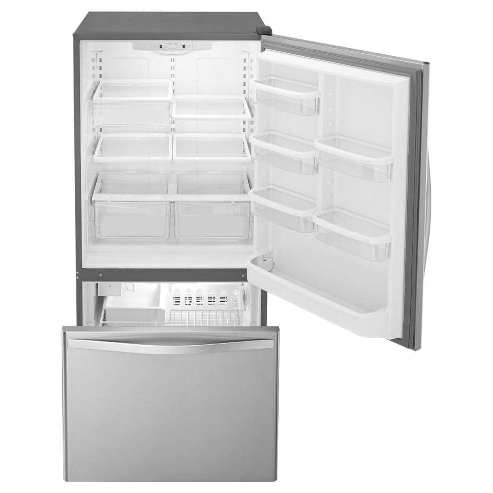 18.7 Cu. Ft. Bottom Freezer Refrigerator in Monochromatic Stainless Steel