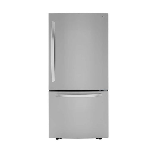 33 In. W 26 Cu. Ft. Bottom Freezer Refrigerator W/ Multi-Air Flow and Smart Cooling in Printproof Stainless Steel