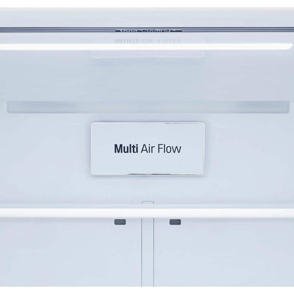 33 In. W 26 Cu. Ft. Bottom Freezer Refrigerator W/ Multi-Air Flow and Smart Cooling in Printproof Stainless Steel