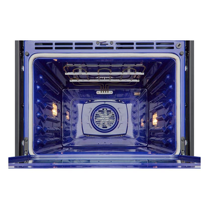 9.4 Cu. Ft. Smart Double Wall Oven with Fan Convection, Air Fry in Printproof in Stainless Steel