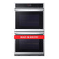9.4 Cu. Ft. Smart Double Wall Oven with Fan Convection, Air Fry in Printproof in Stainless Steel