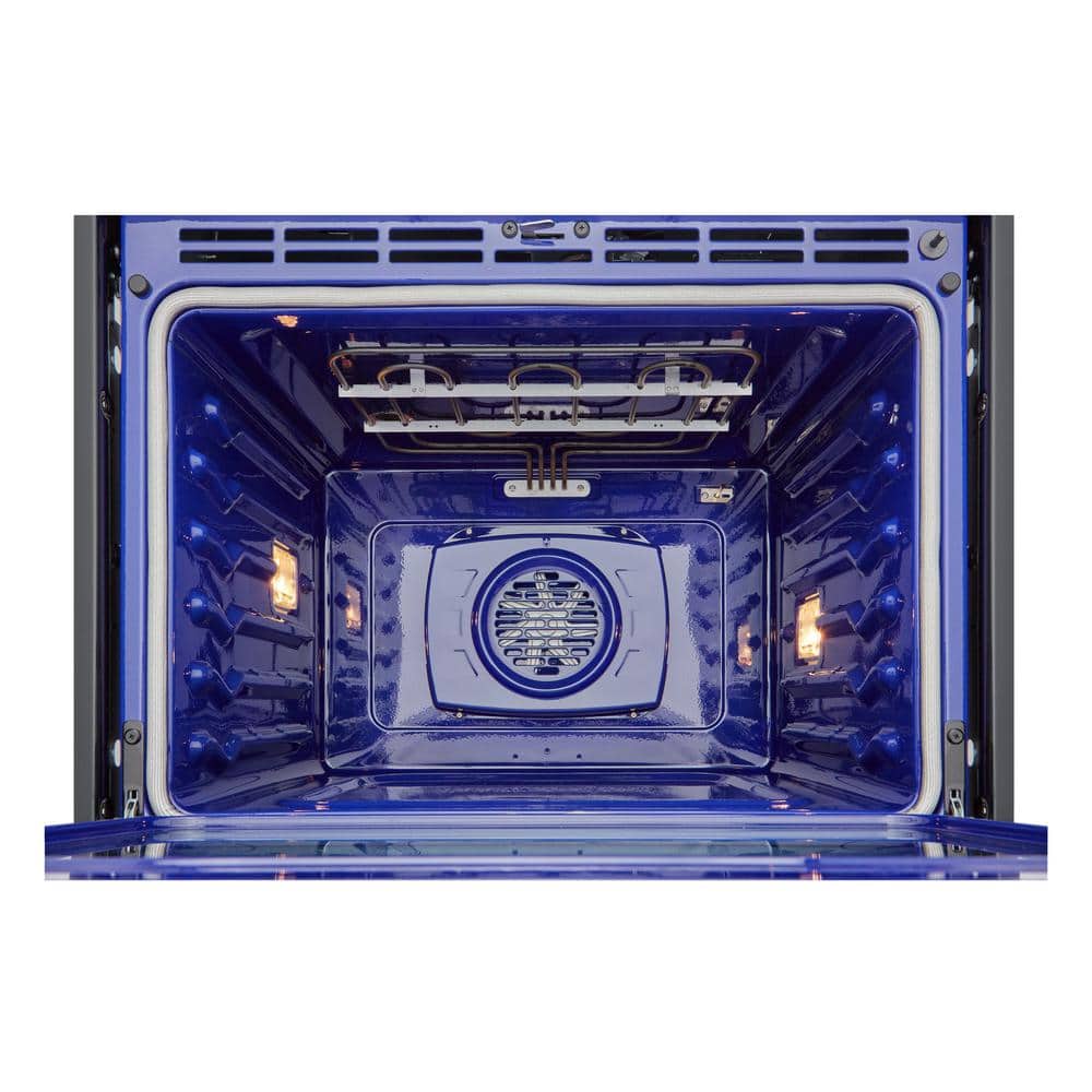 9.4 Cu. Ft. Smart Double Wall Oven with Fan Convection, Air Fry in Printproof in Stainless Steel
