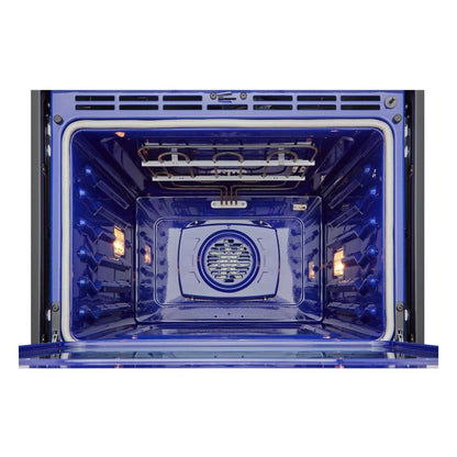 9.4 Cu. Ft. Smart Double Wall Oven with Fan Convection, Air Fry in Printproof in Stainless Steel
