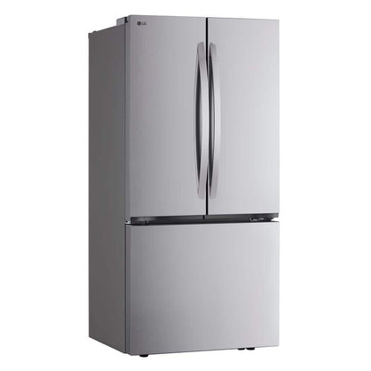 33 In. W. 21 Cu.Ft. SMART Counter Depth MAX French Door Refrigerator with Ice Maker in Printproof Stainless Steel