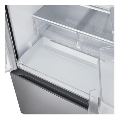 33 In. W. 21 Cu.Ft. SMART Counter Depth MAX French Door Refrigerator with Ice Maker in Printproof Stainless Steel
