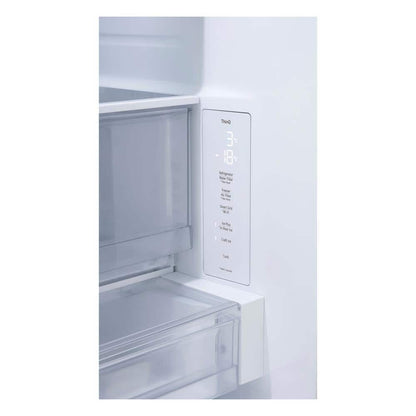 24 Cu. Ft. Counter Depth MAX Zero Clearance 3-Door French Door Refrigerator with Craft Ice in Printproof Stainless Steel