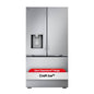 24 Cu. Ft. Counter Depth MAX Zero Clearance 3-Door French Door Refrigerator with Craft Ice in Printproof Stainless Steel