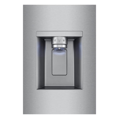 24 Cu. Ft. Counter Depth MAX Zero Clearance 3-Door French Door Refrigerator with Craft Ice in Printproof Stainless Steel