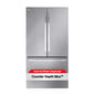 27 Cu. Ft. Smart Counter-Depth MAX French Door Refrigerator with Internal Water Dispenser in Printproof Stainless Steel