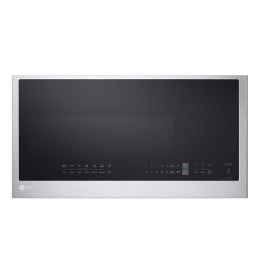 Smart 30 In. W 2 Cu. Ft. over the Range Microwave with Easyclean 1,050-Watt in Printproof Stainless Steel