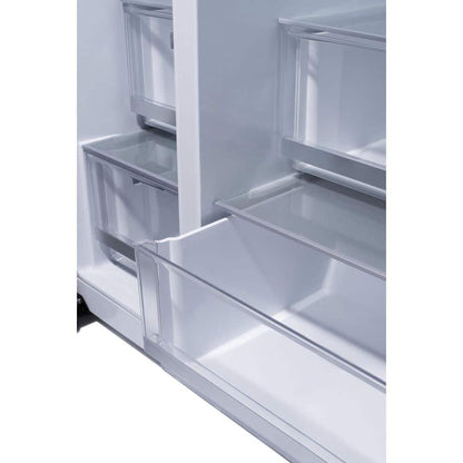 27 Cu. Ft. Side by Side Smart Refrigerator W/ Instaview and Craft Ice in Printproof Stainless Steel