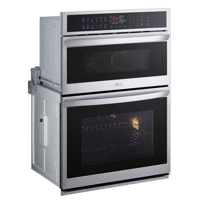 6.4 Cu. Ft. Smart Combi Wall Oven with Fan Convection, Air Fry in Printproof Stainless Steel
