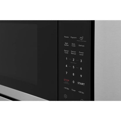 24 In. 2.2 Cu Ft Electric Built-In Microwave in Stainless Steel with Sensor Cook