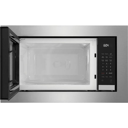 24 In. 2.2 Cu Ft Electric Built-In Microwave in Stainless Steel with Sensor Cook