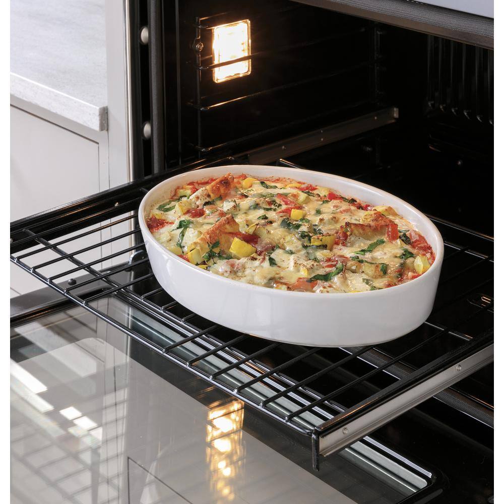 30 In. Double Electric Wall Oven with Convection and Advantium in Stainless Steel