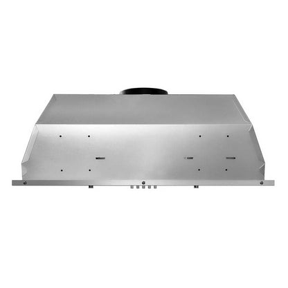 30 In. Lumin Collection 380 CFM Ducted Insert Range Hood, Button Controls, LED Lights, Stainless Steel
