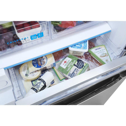 Gallery 30 In. 20.3 Cu. Ft. Bottom Freezer Refrigerator in Smudge-Proof Stainless Steel with Internal Water Dispenser