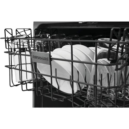 24 in Top Control Built in Tall Tub Dishwasher with Plastic Tub in Stainless Steel with 4-Cycles
