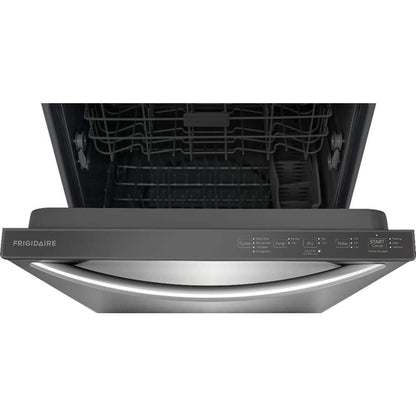 24 in Top Control Built in Tall Tub Dishwasher with Plastic Tub in Stainless Steel with 4-Cycles