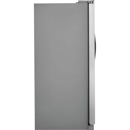 33 In. 22.3 Cu. Ft. Standard Depth Side by Side Refrigerator in Stainless Steel