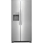 33 In. 22.3 Cu. Ft. Standard Depth Side by Side Refrigerator in Stainless Steel