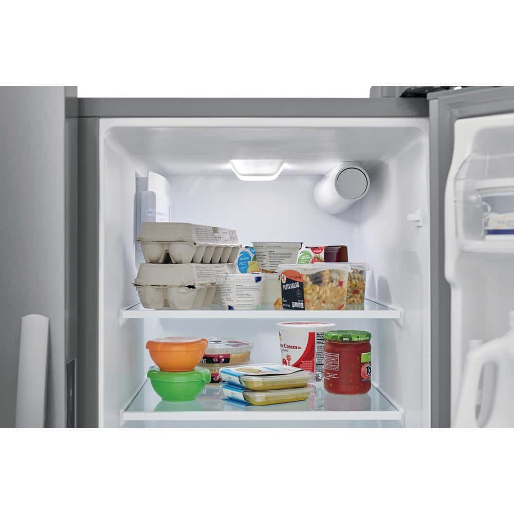 36 In. 26 Cu. Ft. Standard Depth Side by Side Refrigerator in Stainless Steel