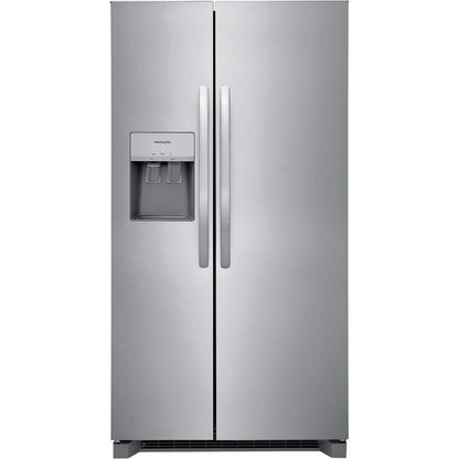 36 In. 26 Cu. Ft. Standard Depth Side by Side Refrigerator in Stainless Steel