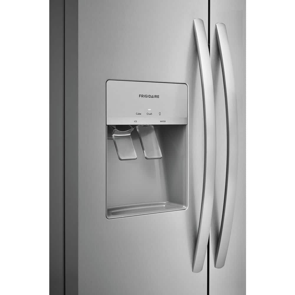 36 In. 26 Cu. Ft. Standard Depth Side by Side Refrigerator in Stainless Steel
