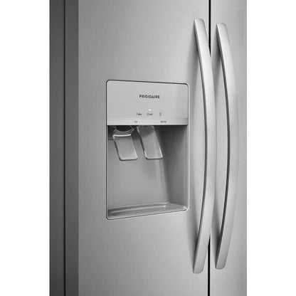 36 In. 26 Cu. Ft. Standard Depth Side by Side Refrigerator in Stainless Steel