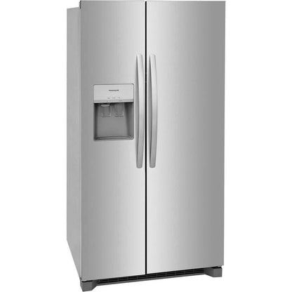 36 In. 26 Cu. Ft. Standard Depth Side by Side Refrigerator in Stainless Steel