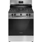 30 In. 5 Burner Freestanding Gas Range in Stainless Steel with Quick Boil and Even Baking Technology