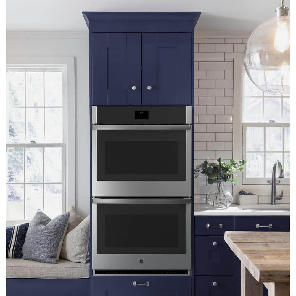 27 In. Double Smart Convection Wall Oven with No-Preheat Air Fry in Stainless Steel