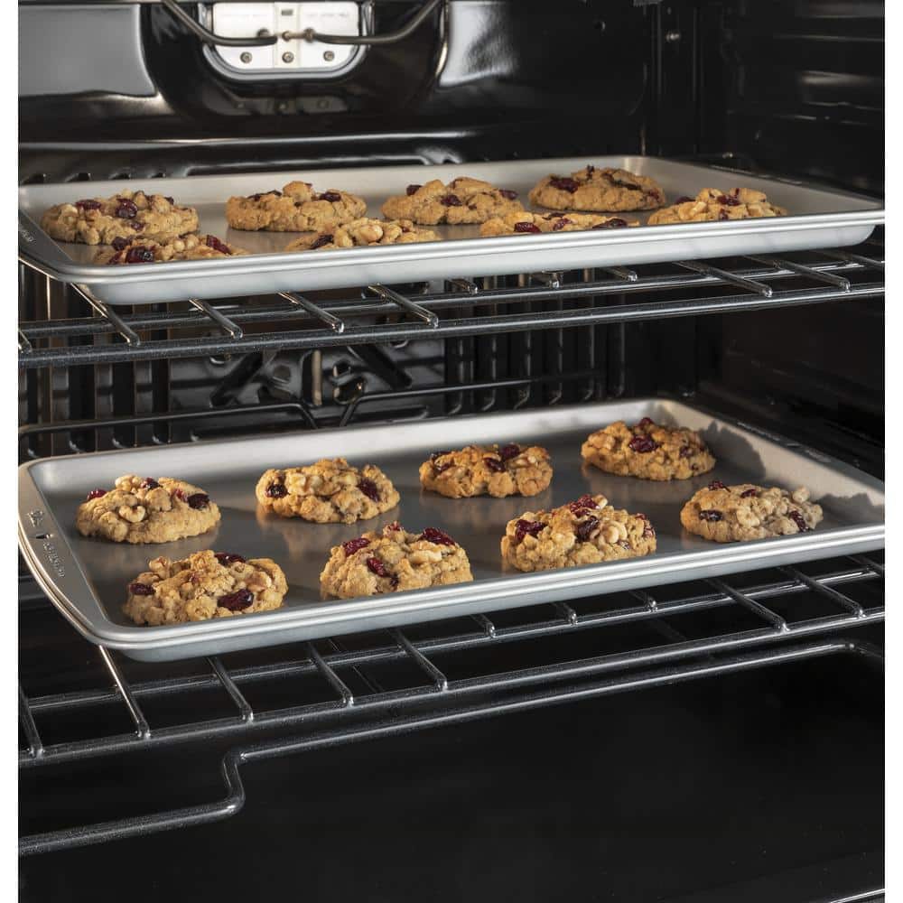 30 In. Smart Double Electric Wall Oven with Self Clean in Stainless Steel