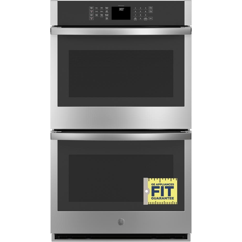 30 In. Smart Double Electric Wall Oven with Self Clean in Stainless Steel
