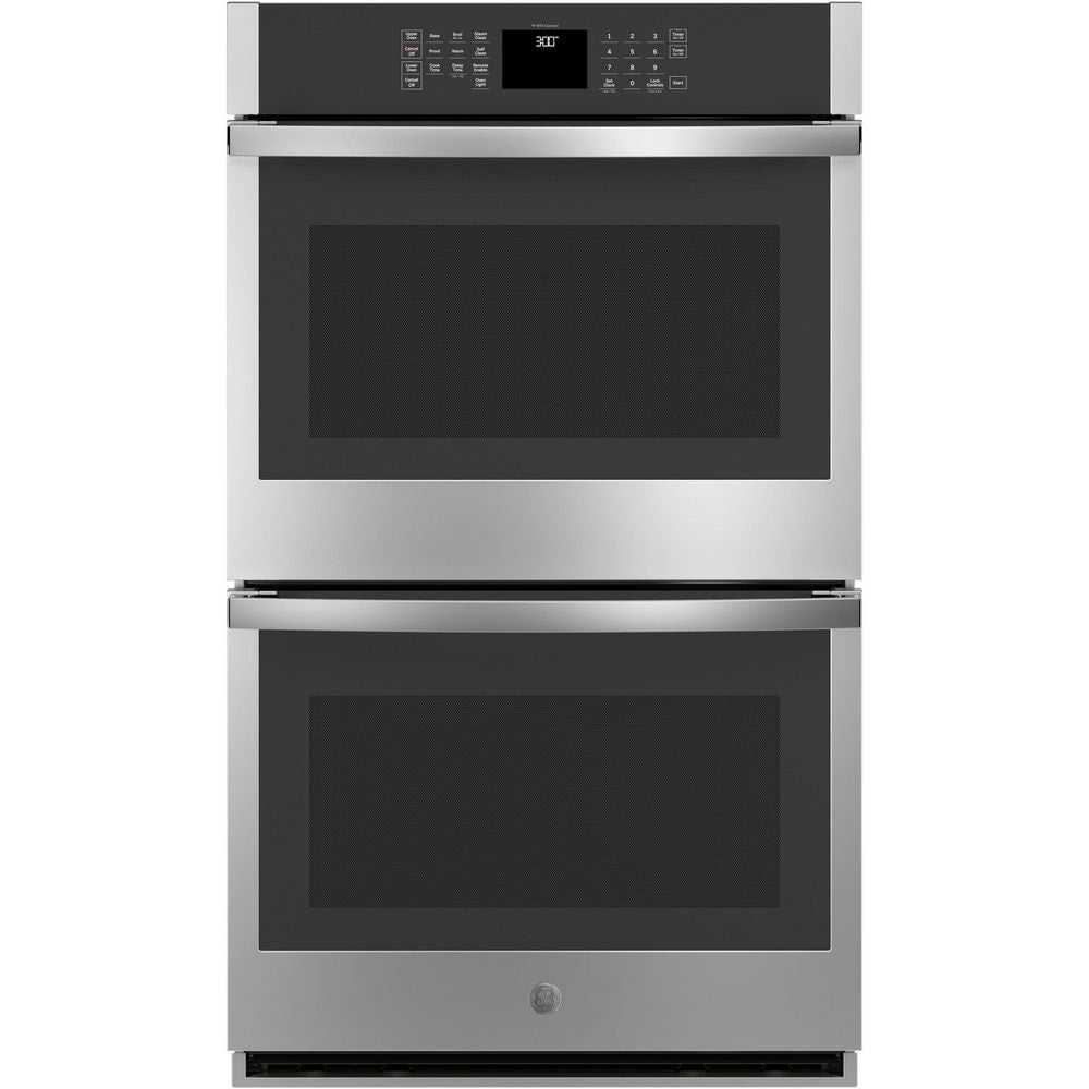 30 In. Smart Double Electric Wall Oven with Self Clean in Stainless Steel