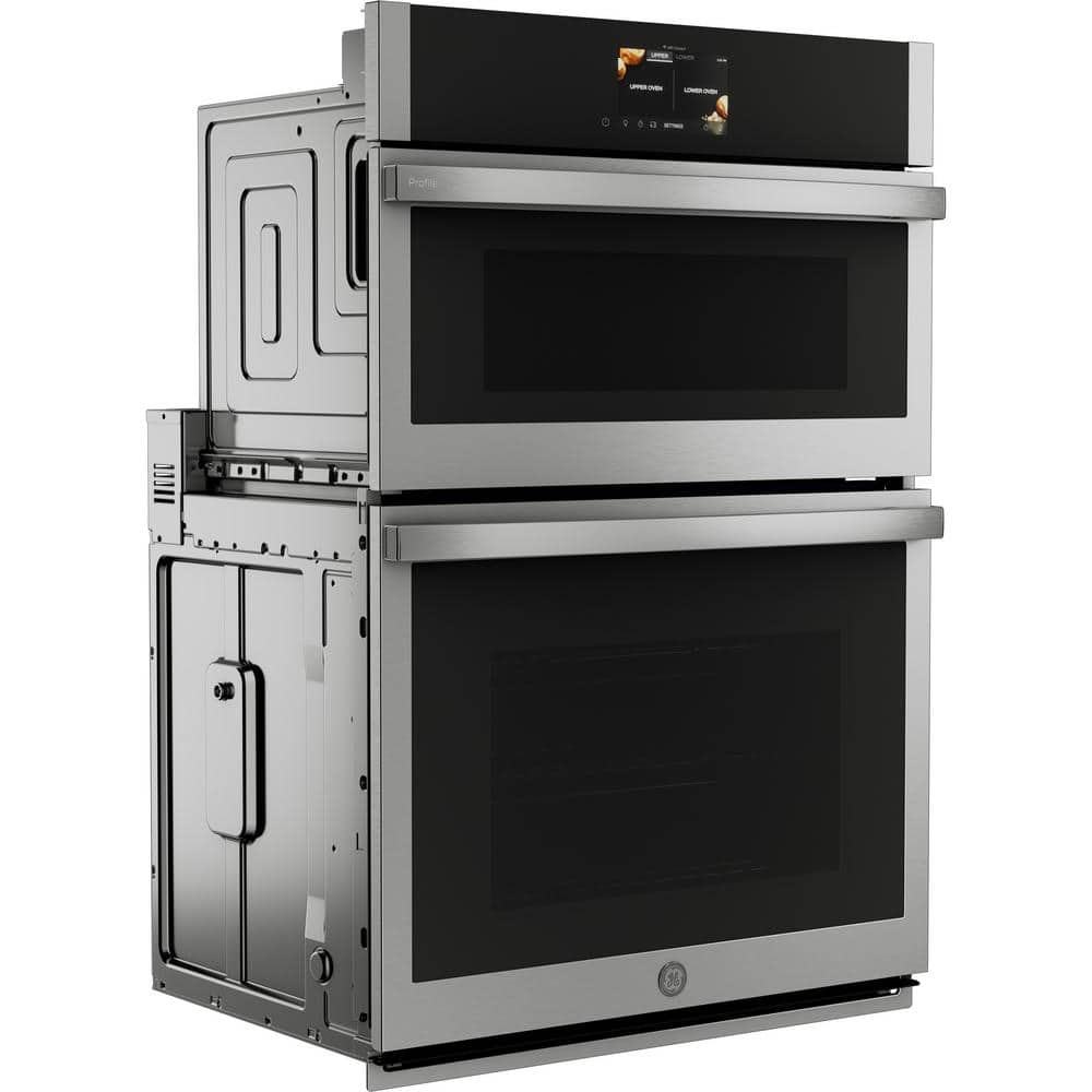 Profile 30 In. Combination Double Electric Wall Oven with Convection, Air Fry, and Self-Cleaning with Steam Clean