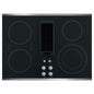 Profile 30 In. 4 Burner Element Downdraft Electric Cooktop in Stainless Steel