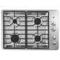 30 In. Gas Cooktop in Stainless Steel with 4-Burners Including Power Burners
