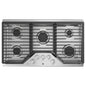 Profile 36 In. Gas Cooktop in Stainless Steel with 5 Burners Including Power Boil Burners