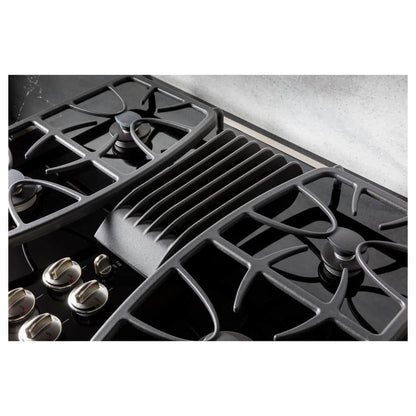 Profile 30 In. Gas Downdraft Cooktop in Stainless Steel with 4 Burners
