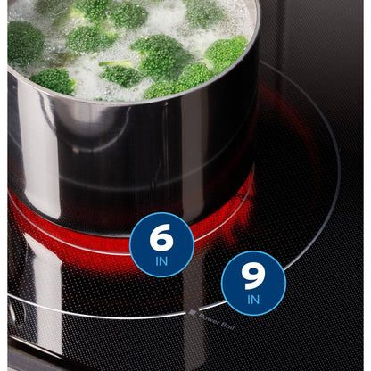 30 In. 4 Burner Element Free-Standing Electric Range in Stainless Steel W/Stainless Knobs